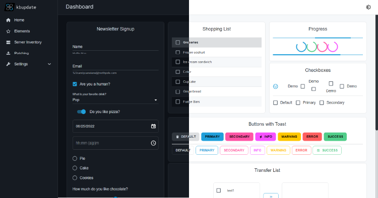 Designing the kbupdate Dashboard Components with PowerShell Universal